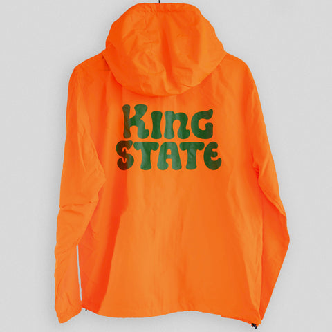 King State Safety Orange Hooded Jacket